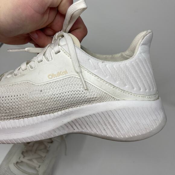 Olukai Island Hopper Men’s Travel-Ready Sneakers in white sz 10 main image 5